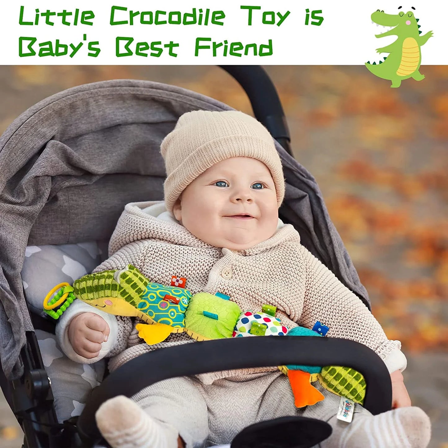 Baby Tummy Play Time Toys 6-12 Months, Soothe Stuffed Animal Toys for 6-12 Months