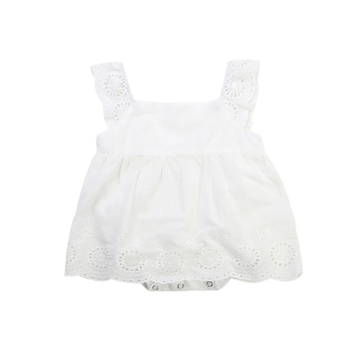 Newborn Baby Girls Kids Clothes Cotton Romper Jumpsuit Outfits Cotton Casual Sleeveless Hollow Summer Baby Dresses