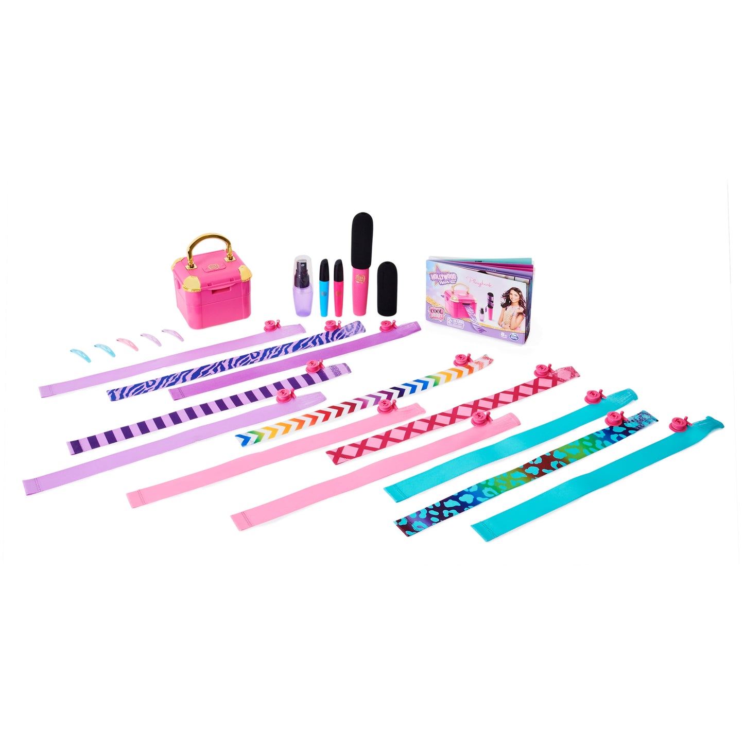 , Hollywood Hair Extension Maker with 12 Customizable Extensions and Accessories, for Kids Aged 8 and Up