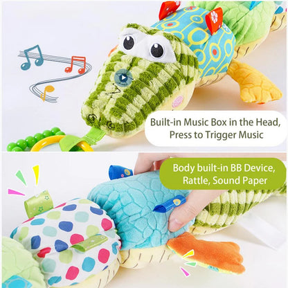 Baby Tummy Play Time Toys 6-12 Months, Soothe Stuffed Animal Toys for 6-12 Months